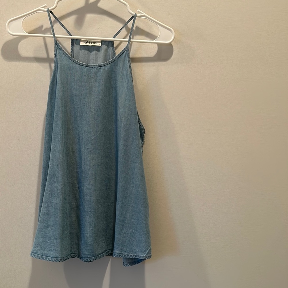 Light blue tank top